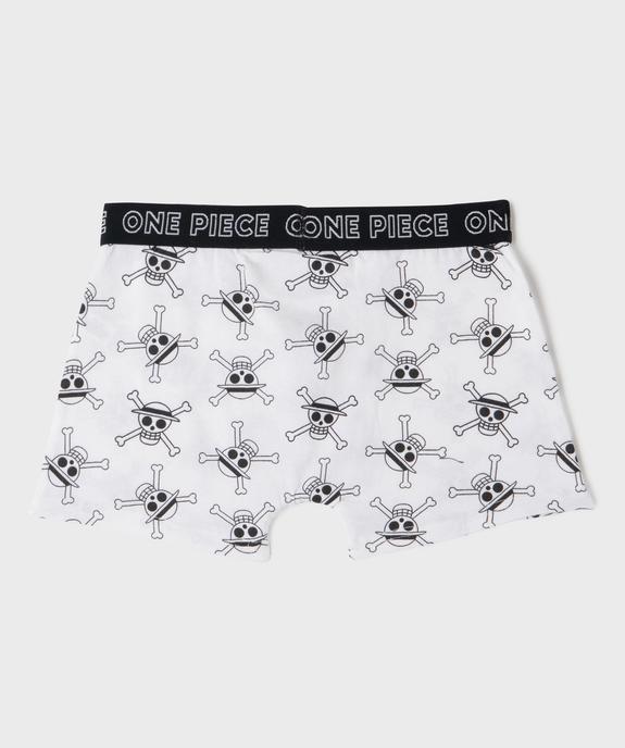 Boxers en coton stretch motif manga garçon (lot de 2) - One Piece vue3 - ONE PIECE - GEMO