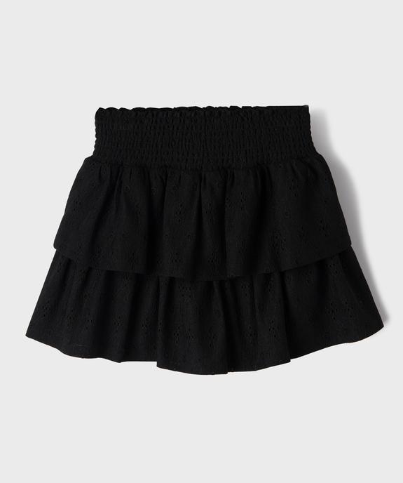 Jupe à volants avec doublure short invisible fille vue1 - GEMO (JUNIOR) - GEMO