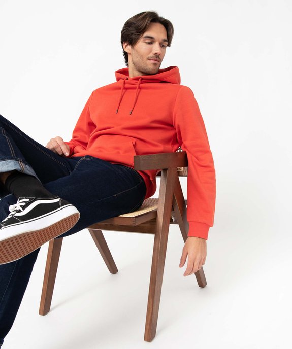 Sweat à capuche intérieur molletonné homme vue1 - GEMO 4G HOMME - GEMO
