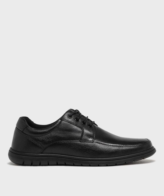 Derbies confort en cuir homme - G'Flex vue1 - G'FLEX - GEMO