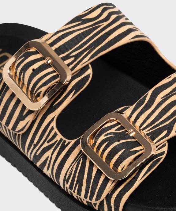 Mules à larges brides ont toile femme - 5 Miles vue6 - 5 MILES - GEMO