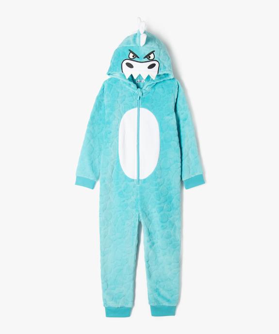 Combinaison d’intérieur en velours avec motif dragon enfant vue1 - GEMO (ENFANT) - GEMO