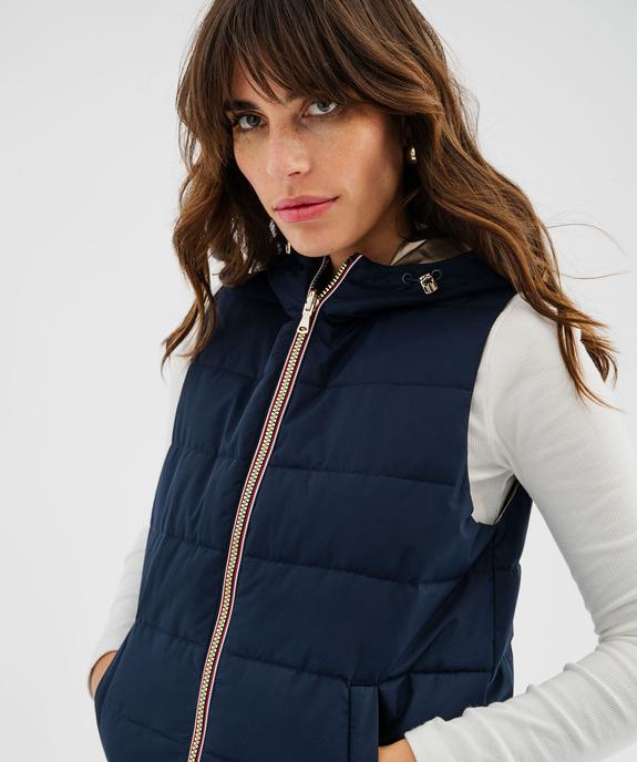 Doudoune sans manches réversible à capuche femme vue7 - GEMO 4G FEMME - GEMO