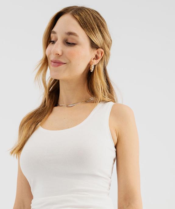 Débardeur à col rond femme vue10 - GEMO 4G FEMME - GEMO