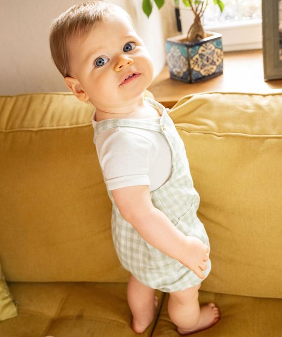 Ensemble 2 pièces bébé body et salopette vue3 - GEMO(BB COUCHE) - GEMO