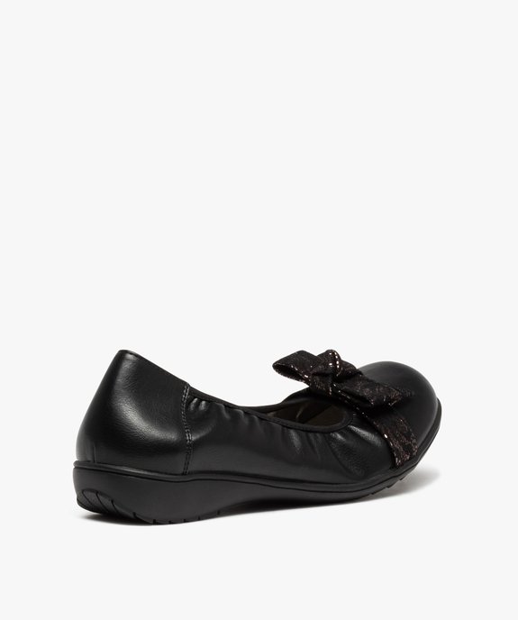 Ballerines femme confort unies avec nœud décoratif vue4 - GEMO (CONFORT) - GEMO