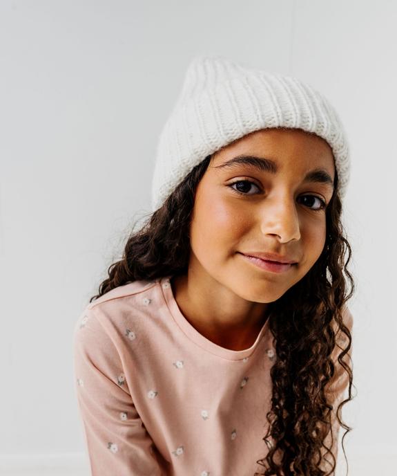 Bonnet en grosse maille fille vue1 - GEMO (ENFANT) - GEMO