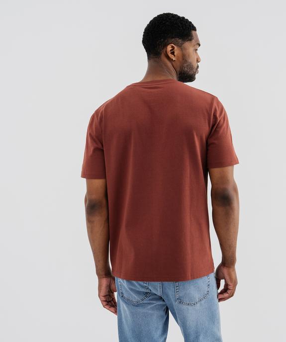 Tee-shirt manches courtes en jersey de coton imprimé homme - Roadsign vue3 - ROADSIGN GEMO FOR GOOD D - GEMO