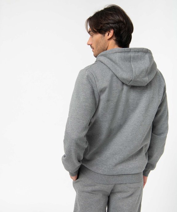 Sweat zippé à capuche homme vue2 - GEMO 4G HOMME - GEMO