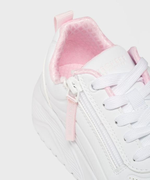 Baskets basses et légères à épaisse semelle et zip fille - Skechers vue6 - SKECHERS - GEMO