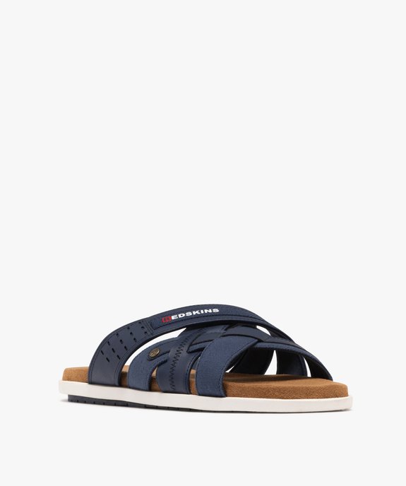 Mules à brides croisées et semelle sport homme - Redskins vue3 - REDSKINS - GEMO