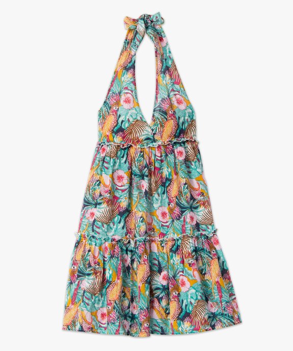 Robe de plage femme à volants vue4 - GEMO (PLAGE) - GEMO