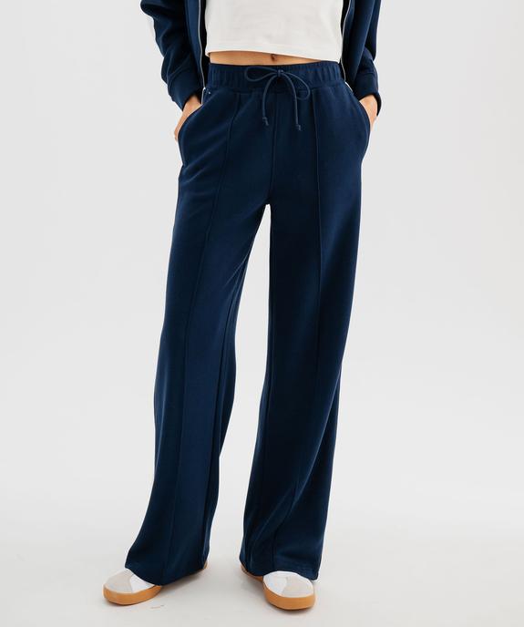 Pantalon de jogging en maille sport extensible femme vue1 - GEMO(FEMME PAP) - GEMO