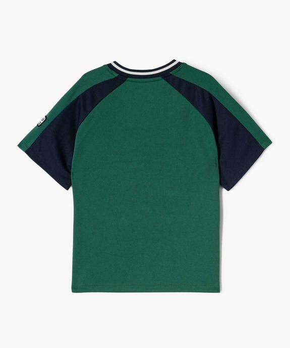 Tee-shirt de sport à manches courtes garçon - Camps United vue4 - CAMPS - GEMO