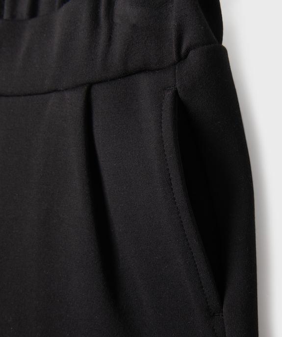 Short ample en maille épaisse et extensible fille - GEMO (ENFANT) Short ample en maille épaisse et extensible fille vue3 - GEMO (ENFANT) - GEMO