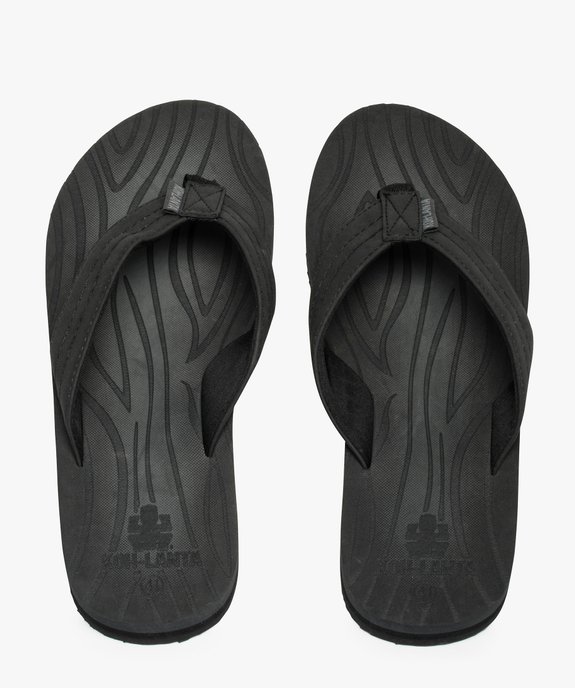 Tongs homme unies à larges brides – Koh Lanta vue1 - KOH-LANTA - GEMO