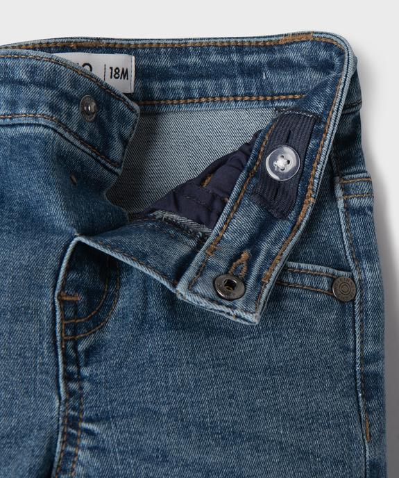 Jean slim extensible bébé garçon vue7 - GEMO 4G BEBE - GEMO