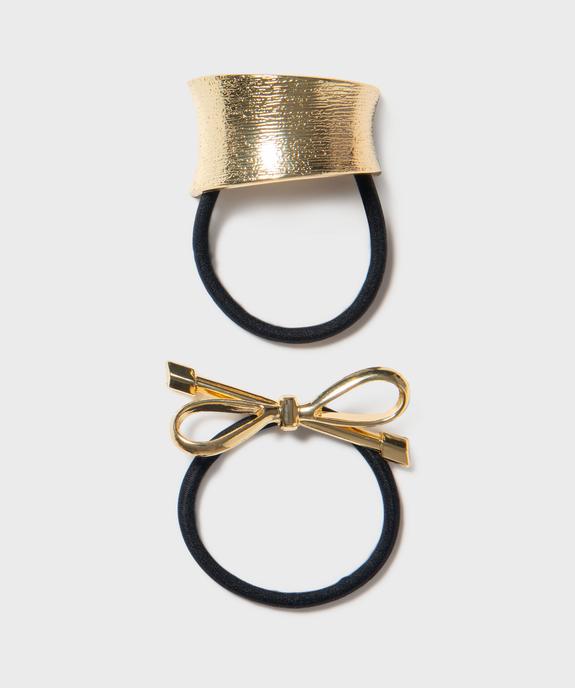Élastiques à cheveux à bijou femme (lot de 2) vue1 - GEMO (ACCESS) - GEMO