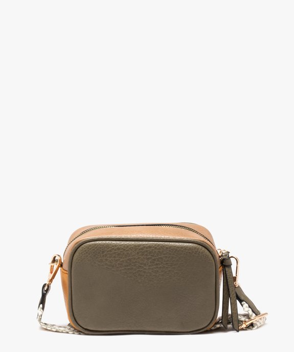Sac besace compact à bandoulière tissée amovible femme vue1 - GEMO (ACCESS) - GEMO