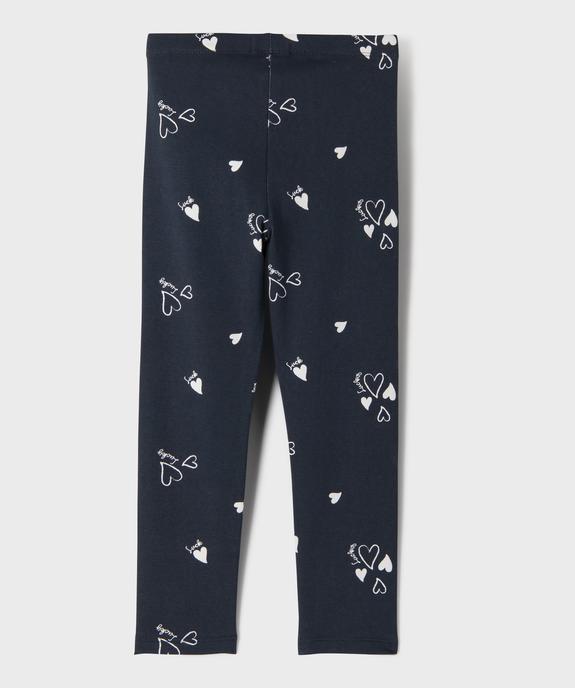 Legging imprimé avec taille élastique fille vue3 - GEMO (ENFANT) - GEMO