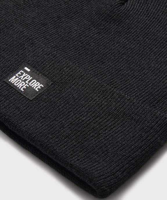 Bonnet uni en maille fine garçon  vue2 - GEMO (JUNIOR) - GEMO