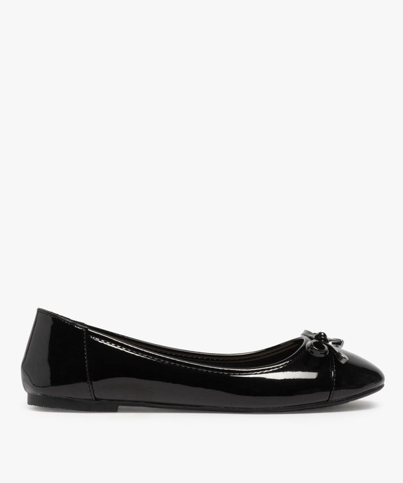 Ballerines femme à talon plat unies et vernies  vue1 - GEMO(URBAIN) - GEMO