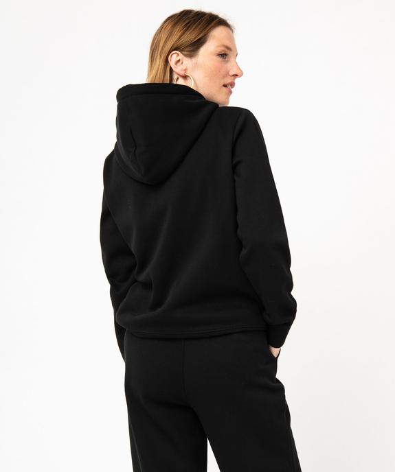 Sweat à capuche intérieur molletonné femme vue3 - GEMO(FEMME PAP) - GEMO