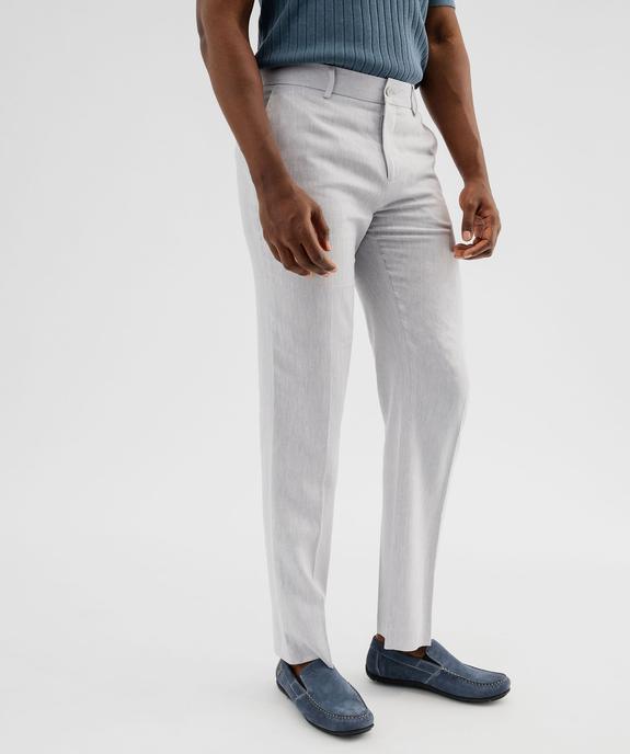 Pantalon de costume ajusté homme vue1 - GEMO 4G HOMME - GEMO