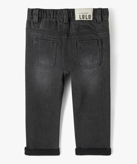 Jean droit bébé garçon - LuluCastagnette vue3 - LULUCASTAGNETTE - GEMO