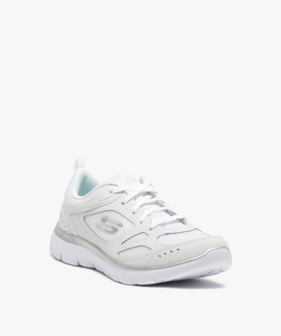 Baskets femme running multimatières – Skechers Summit vue2 - SKECHERS - GEMO