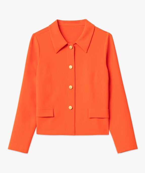 Chemise à manches longues avec boutons métalliques femme vue4 - GEMO(FEMME PAP) - GEMO