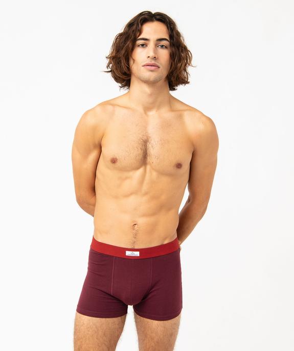 Boxer homme en coton stretch extensible (lot de 2) vue2 - GEMO 4G HOMME - GEMO
