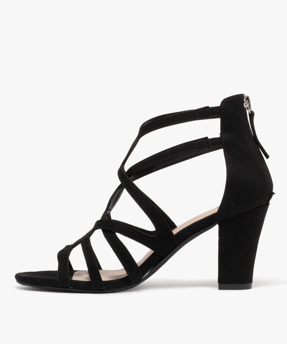 Sandales multibrides à talon femme vue4 - VALENTINA BALDA - GEMO