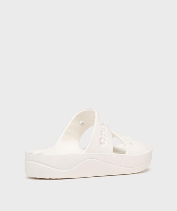 Mules de piscine femme à double brides perforées - Crocs vue4 - CROCS - GEMO