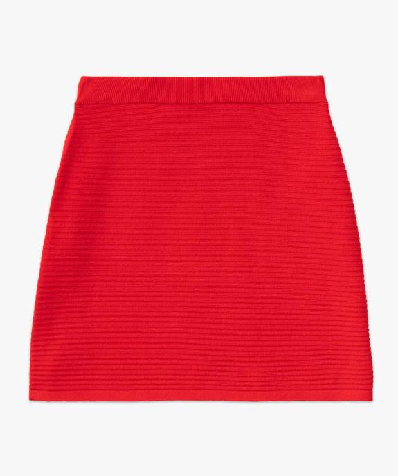 Jupe en maille côtelée femme vue4 - GEMO(FEMME PAP) - GEMO