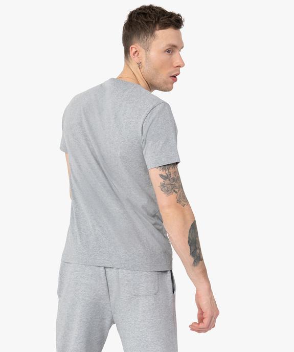 Tee-shirt homme avec inscription XXL - Camps United vue3 - CAMPS UNITED - GEMO