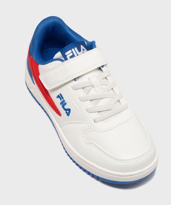 Baskets basses à scratch avec empiècements colorés garçon - Fila vue5 - FILA - GEMO