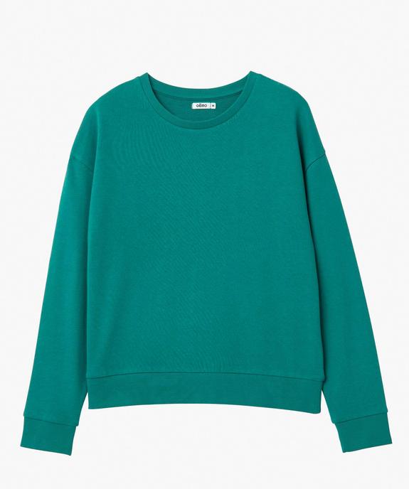 Sweat femme uni intérieur bouclettes - PREMIER PRIX BY GEMO Sweat femme uni intérieur bouclettes vue4 - PREMIER PRIX BY GEMO - GEMO