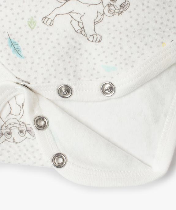 Body bébé à manches longues Le Roi Lion - Disney vue2 - DISNEY DTR - GEMO