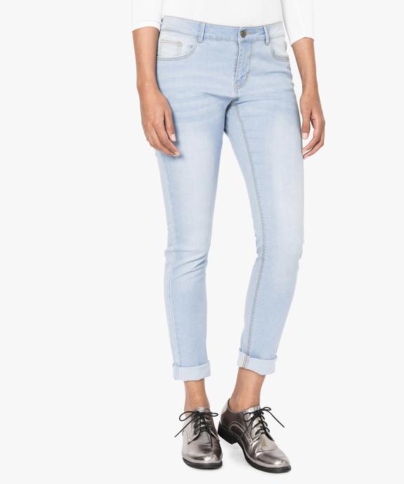 Jean femme slim stretch taille normale vue1 - GEMO (JEAN) - GEMO