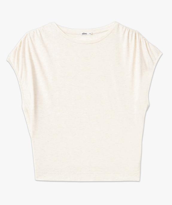 Tee-shirt femme loose et pailleté vue4 - GEMO(FEMME PAP) - GEMO