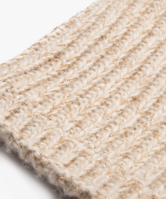 Echarpe snood en maille pailletée avec doublure sherpa fille vue2 - GEMO 4G FILLE - GEMO