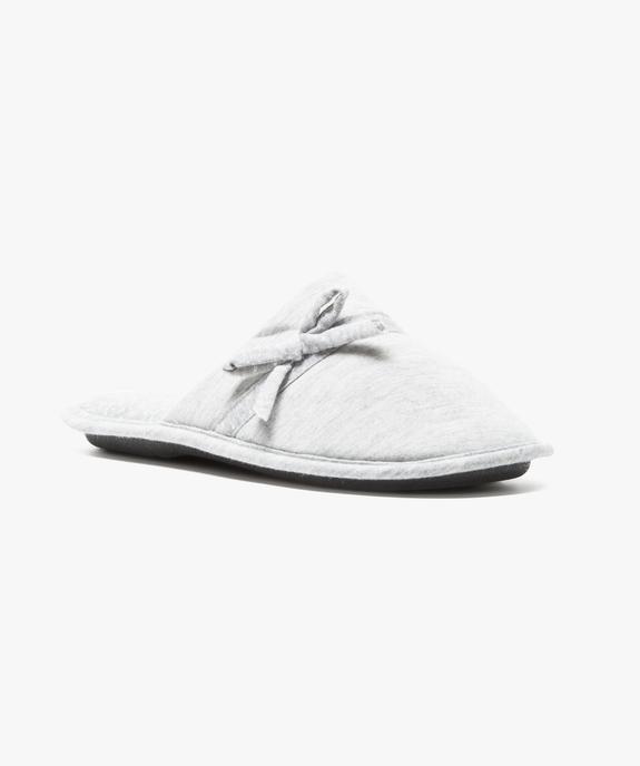Mules en jersey motif étoiles vue2 - GEMO(HOMWR FEM) - GEMO