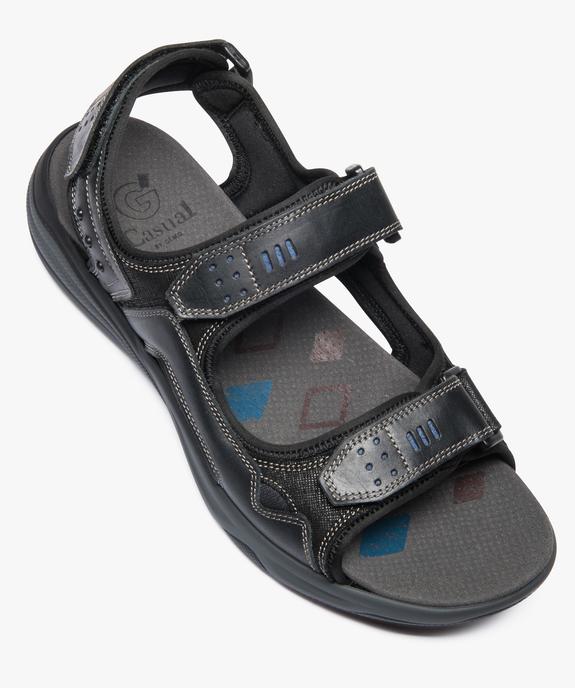 Sandables brides dessus et talon vue5 - GEMO (CASUAL) - GEMO