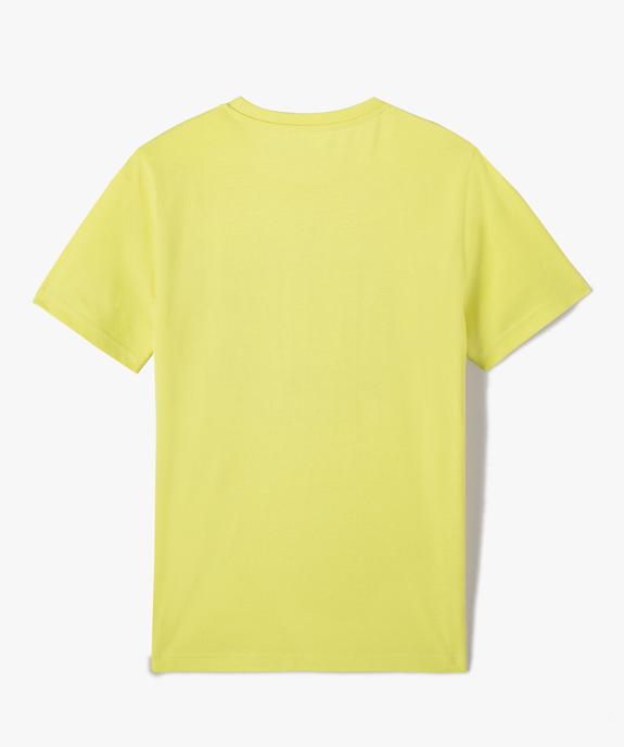 Tee-shirt garçon à manches courtes avec motif vue3 - GEMO (JUNIOR) - GEMO