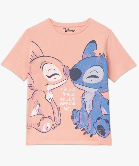 Tee-shirt oversize avec motif Stitch femme - Disney vue4 - LILO & STITCH - GEMO