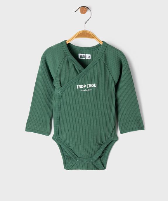Ensemble naissance évolutif 3 pièces bébé : body, pantalon, bonnet vue2 - GEMO 4G BEBE - GEMO