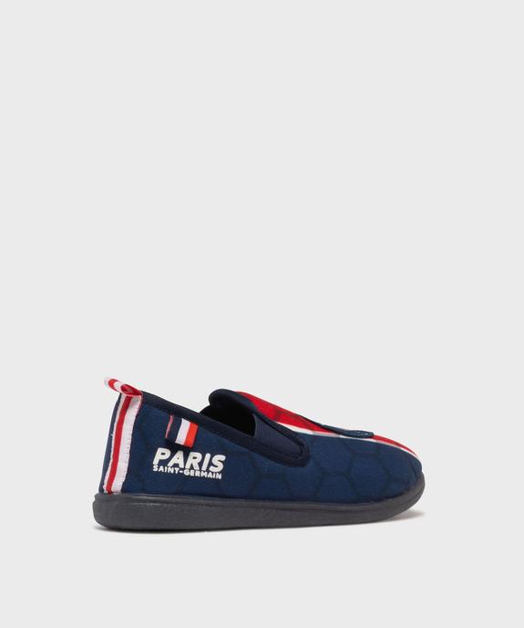 Chaussons forme pantoufles en velours garçon - Paris-Saint-Germain vue4 - PSG - GEMO