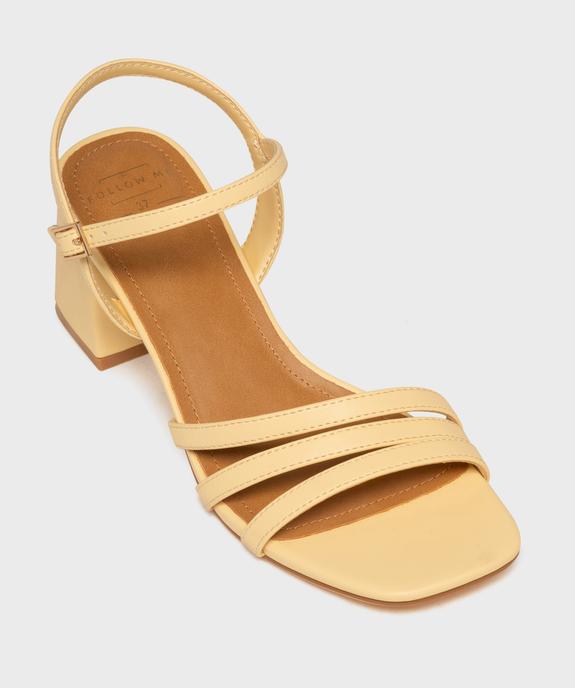 Sandales à talon trapèze et multibrides femme - Follow Me vue5 - FOLLOW ME - GEMO