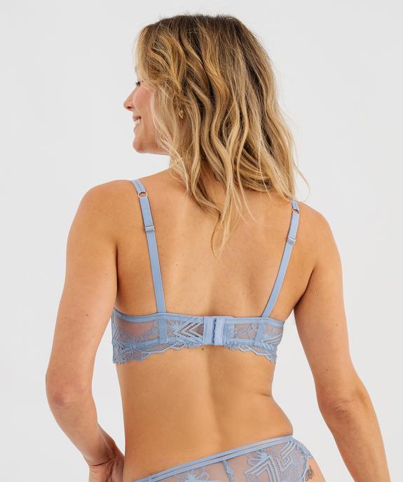 Soutien-gorge corbeille en dentelle avec fines coques vue2 - GEMO(HOMWR FEM) - GEMO